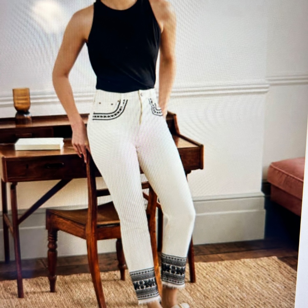 Pants, straight leg jeans, size 16/18 - Picture 5 of 6